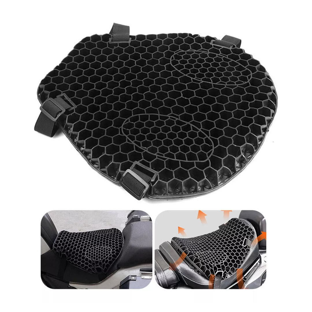 Miniatura 3 de Cojin Asiento Moto Gel Siliconado Absorc